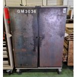 Mobile maintenance tool cabinet - L 1250 x W 550 x H 1650mm