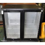 Husky HUS-C2H-HY double door bottle cooler - W 900 x D 520 x H 900mm