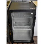 Norcool S-5 single glass door under counter fridge - W 500 x D 600 x H 870mm