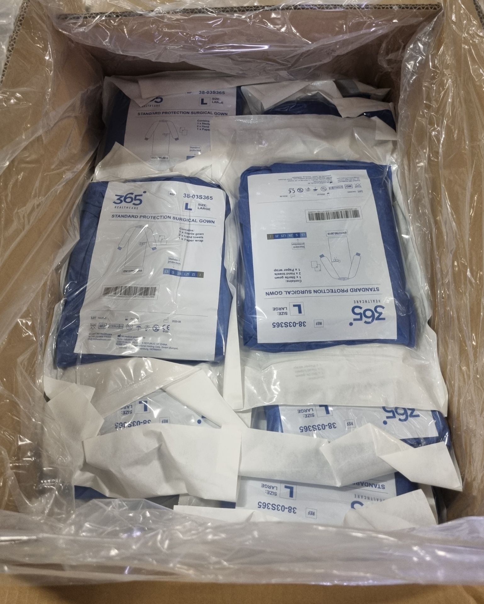 19x boxes of 365 Healthcare standard protection surgical gowns - large - expiration date: 07/2025 - Image 3 of 4