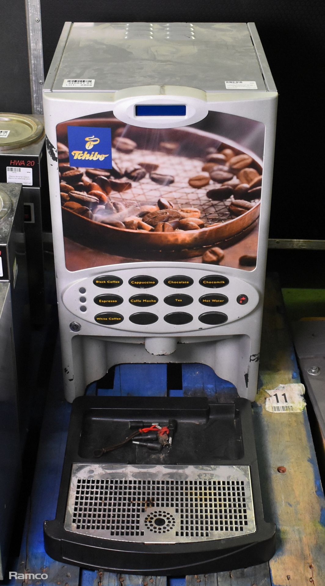 Tchibo Electric hot drinks dispenser machine - W 380 x D 460 x H 670mm