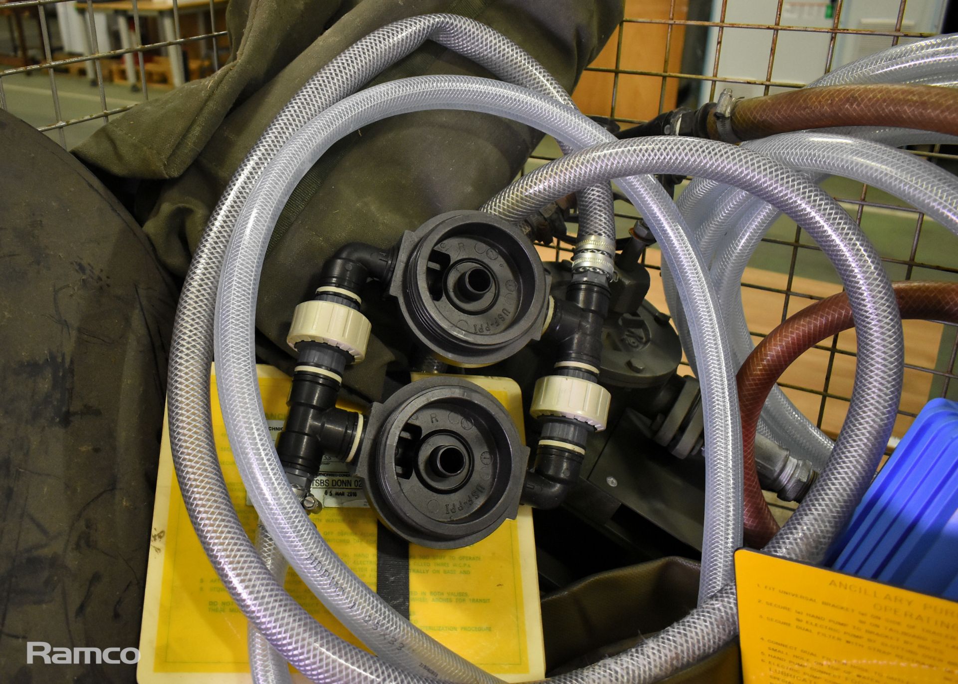 Pumping and filtration equipment - suction hoses, taps, connector assembly tanks, cap hose couplings - Image 2 of 11