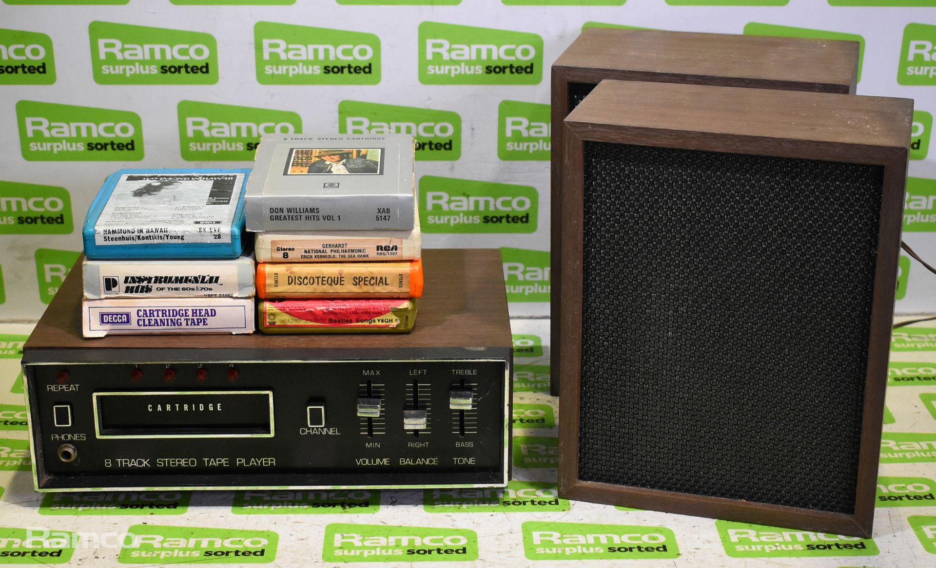 Model-I-803 8 track stereo tape player