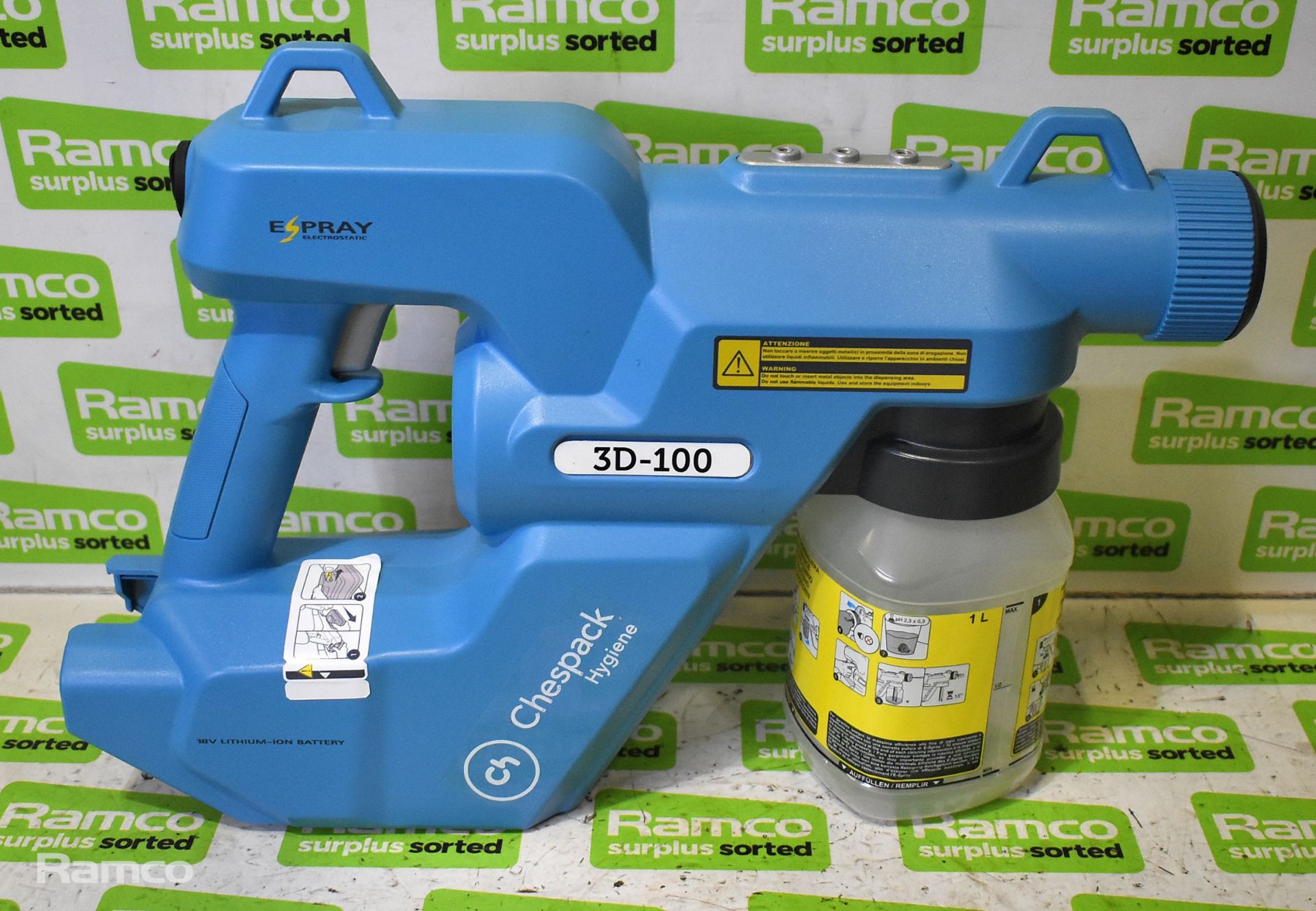 FIMAP E-Spray electrostatic hygienization industrial disinfection gun spray kit - Image 3 of 8