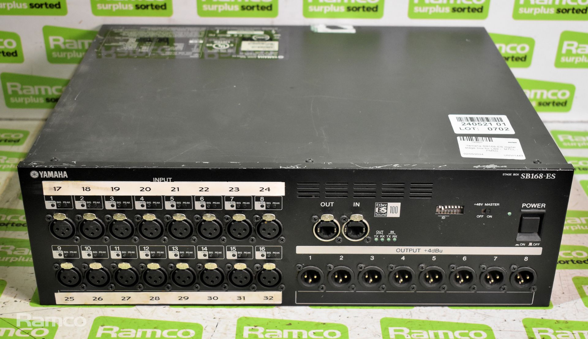 Yamaha SB168-ES digital stage box for LS9 - M7CL - PM5D