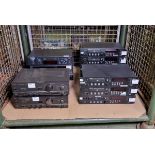 3x Denon DN-C635 compact disc/MP3 players, Technic SU-V470 stereo integrated amplifier & more