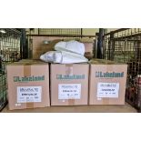 11x boxes of Lakeland MicroMax NS protective clothing coveralls with hood - 25 units per box