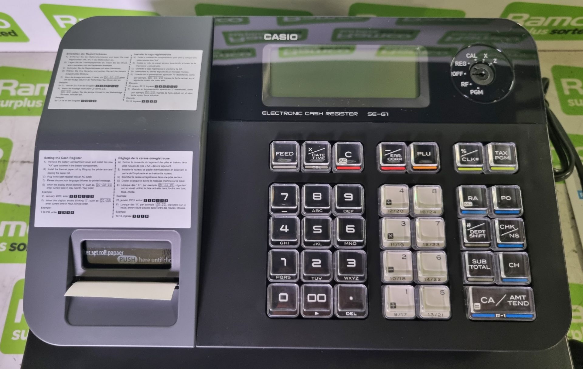 Casio SE-G1 electronic cash register - Image 4 of 5