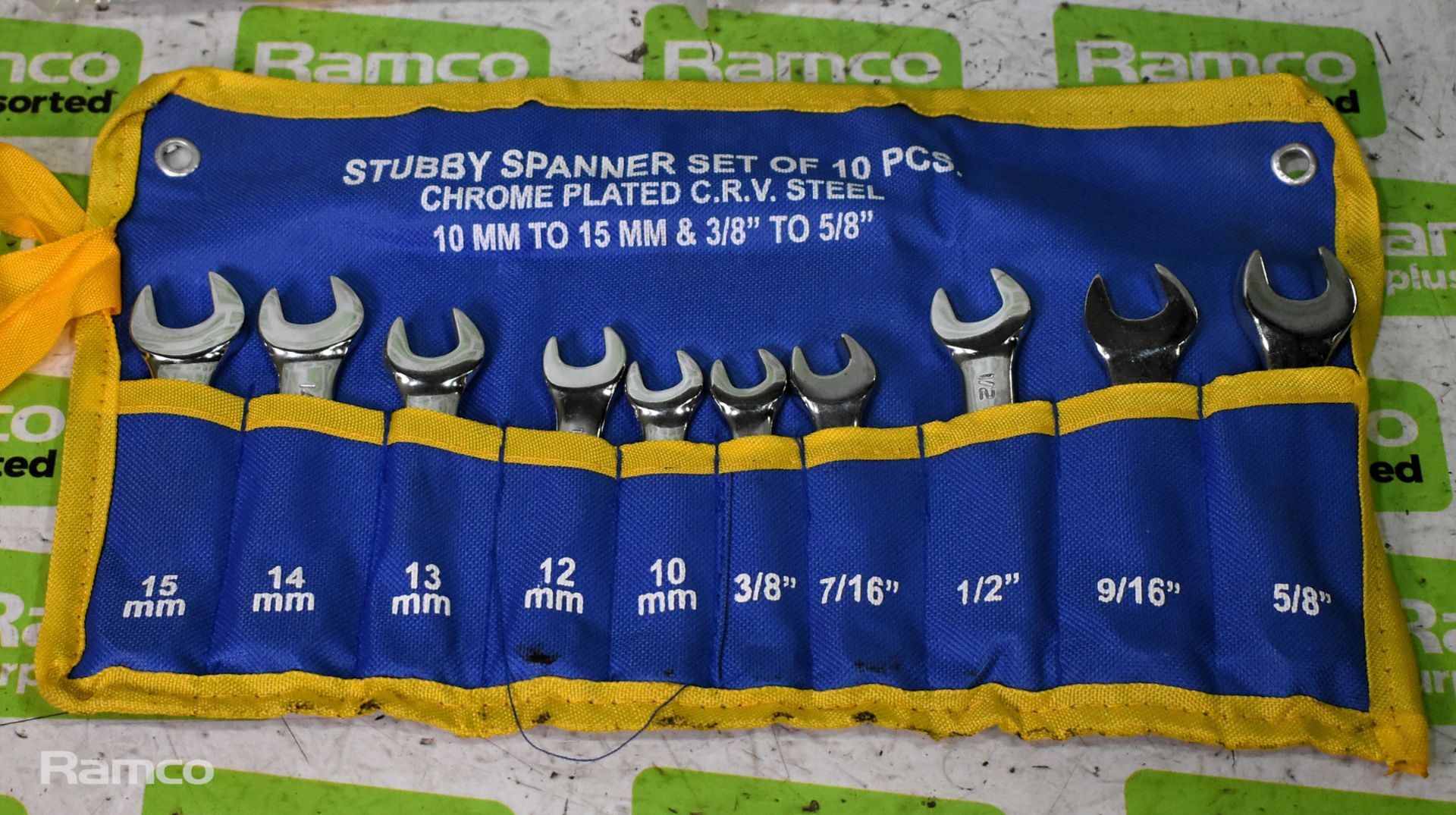 5x 10 piece stubby spanner sets, 100x Neilsen ultra thin steel cutting discs 115mm & more - Image 2 of 11