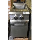 Hobart HECPG74A stainless steel single tank pasta cooker - W 400 x D 750 x H 950mm