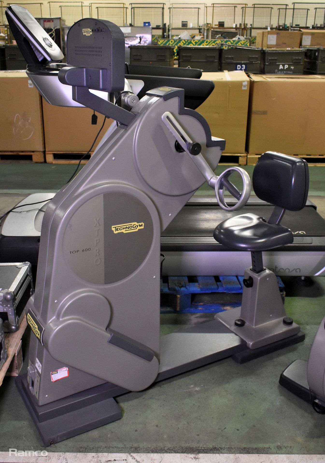 TechnoGym XTPRO TOP 600 static exercise bike - W 1400 x D 650 x H 1510mm