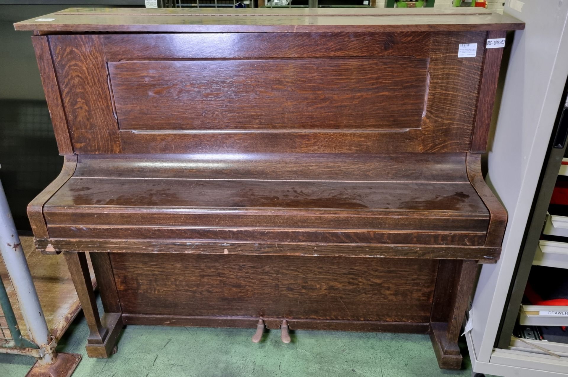 Benson upright piano - Serial No: 3633 or 3623 - W 1450 x D 600 x H 1250mm