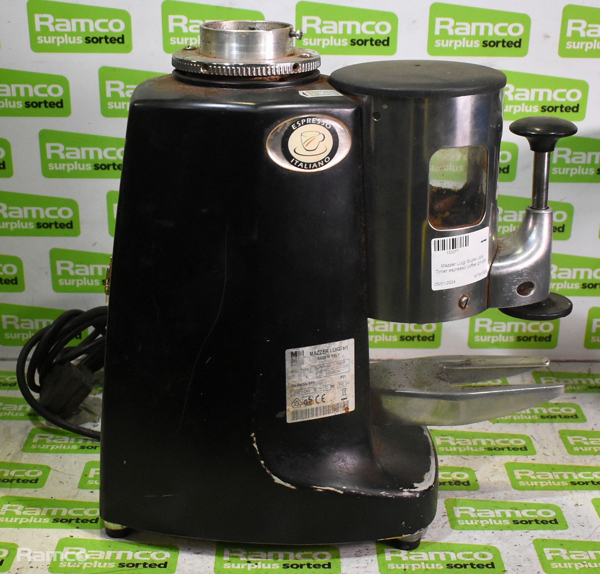 Mazzer Luigi Super Jolly Timer espresso coffee grinder - Image 5 of 6