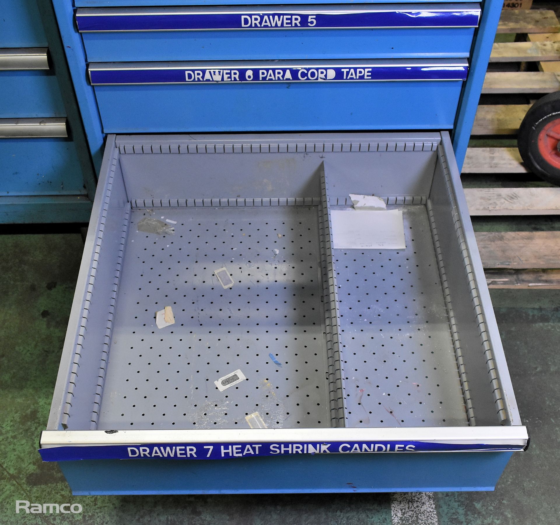 Dexion 8 Drawer tool cabinet - unlocked - no keys - W 72 x D 72 x H 100cm - Image 2 of 10