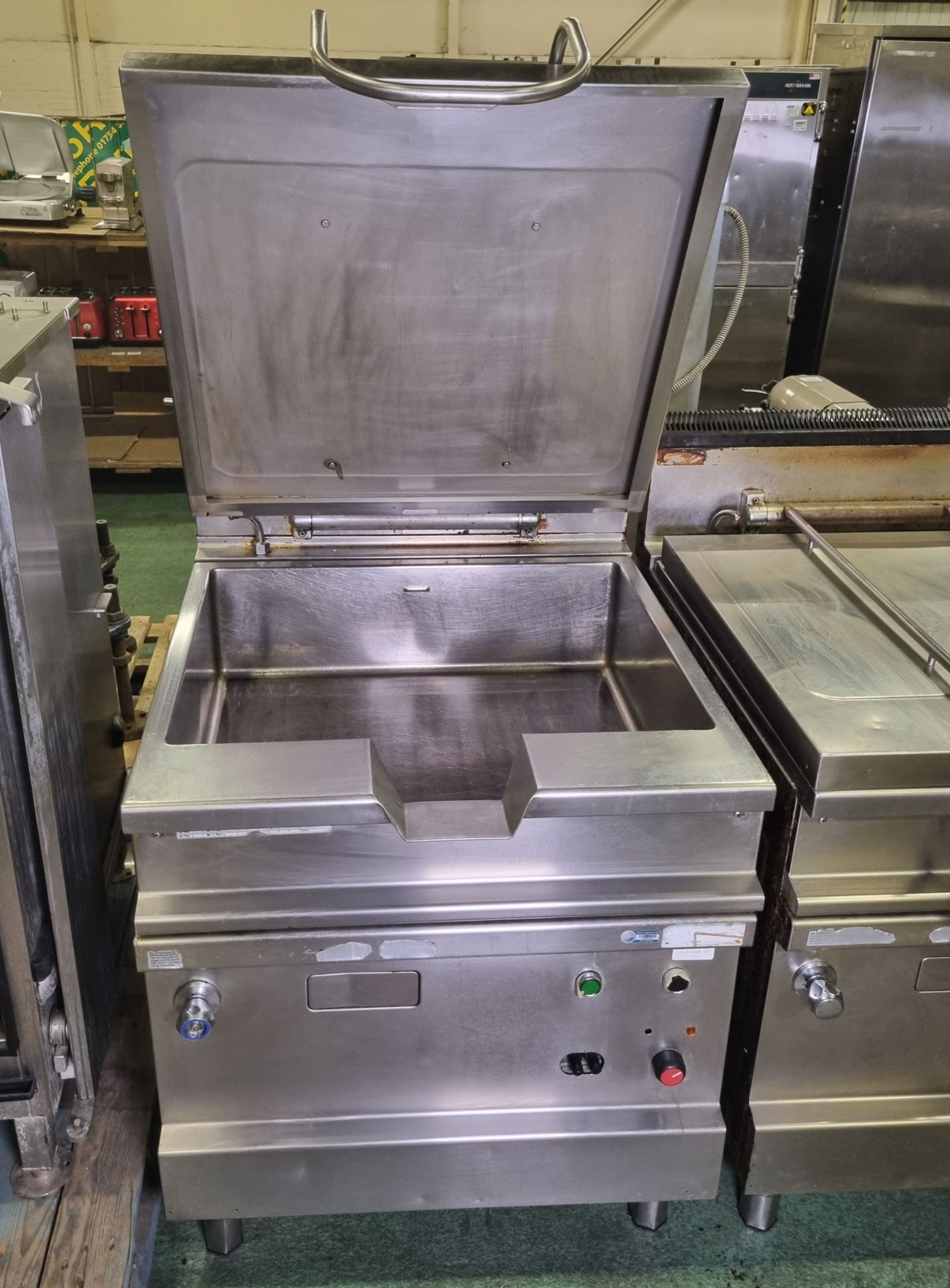 Angelo Po 71RA stainless steel electric bratt pan - W 900 x D 1000 x H 1100mm - Image 3 of 6