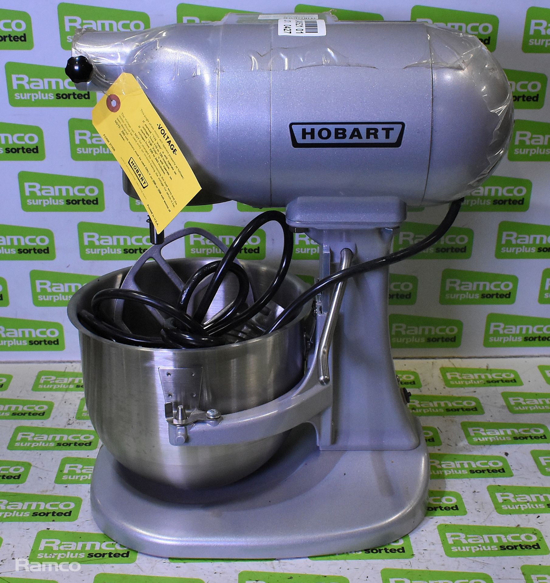 Hobart N50 small food mixer with accessories - 100-120V - 1ph - 60Hz - W 270 x D 380 x H 430mm