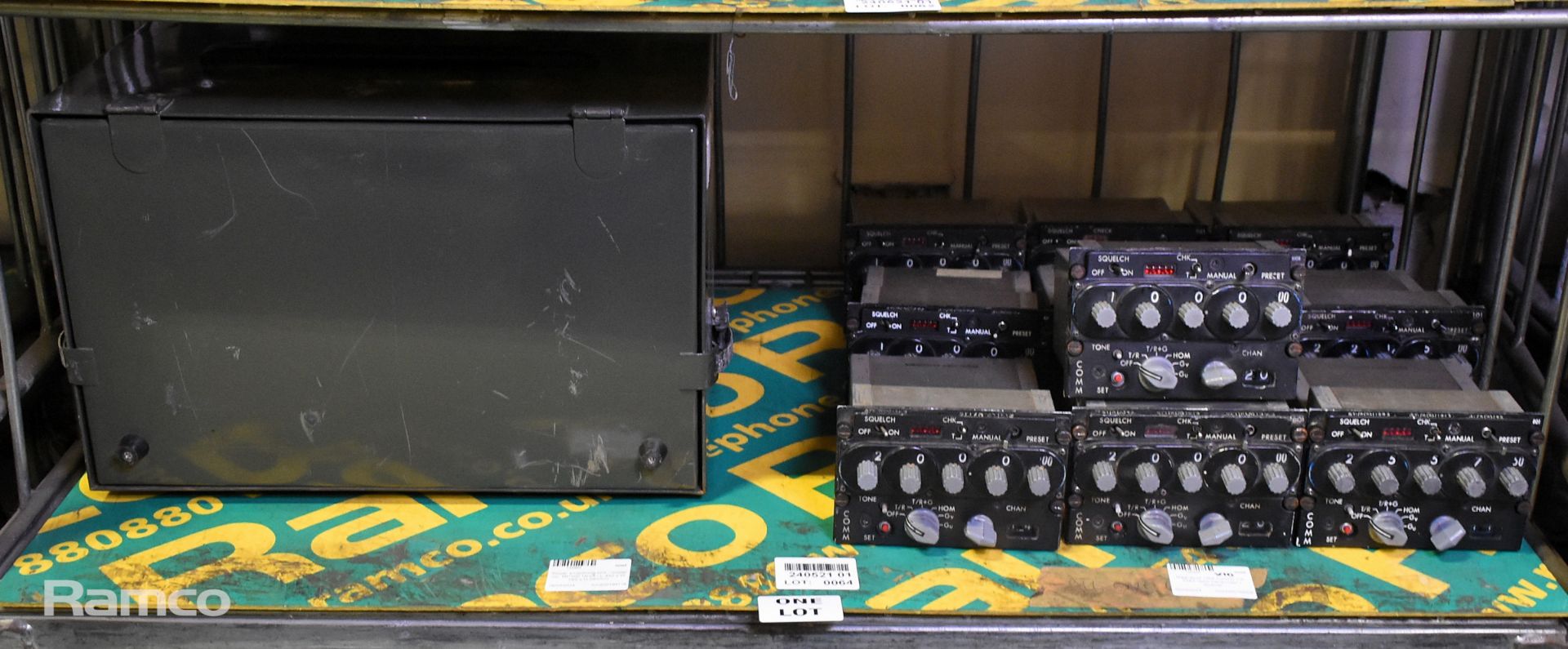 Power smoothing unit - model no: MP100 1KVA, 10x Magnavox USA Control CA-248A radio transmitters