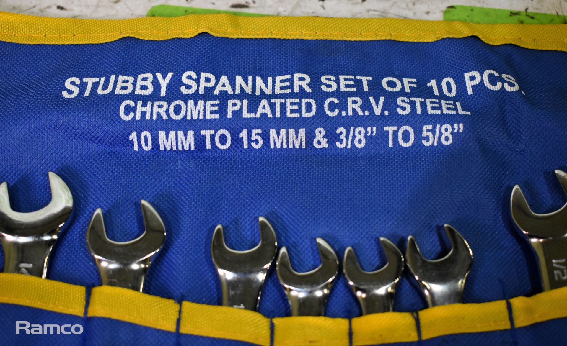 5x 10 piece stubby spanner sets, 100x Neilsen ultra thin steel cutting discs 115mm & more - Image 4 of 11