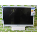 AG Neovo 21.5inch 1080p semi-industrial monitor with metal casing in white - boxed with accessories