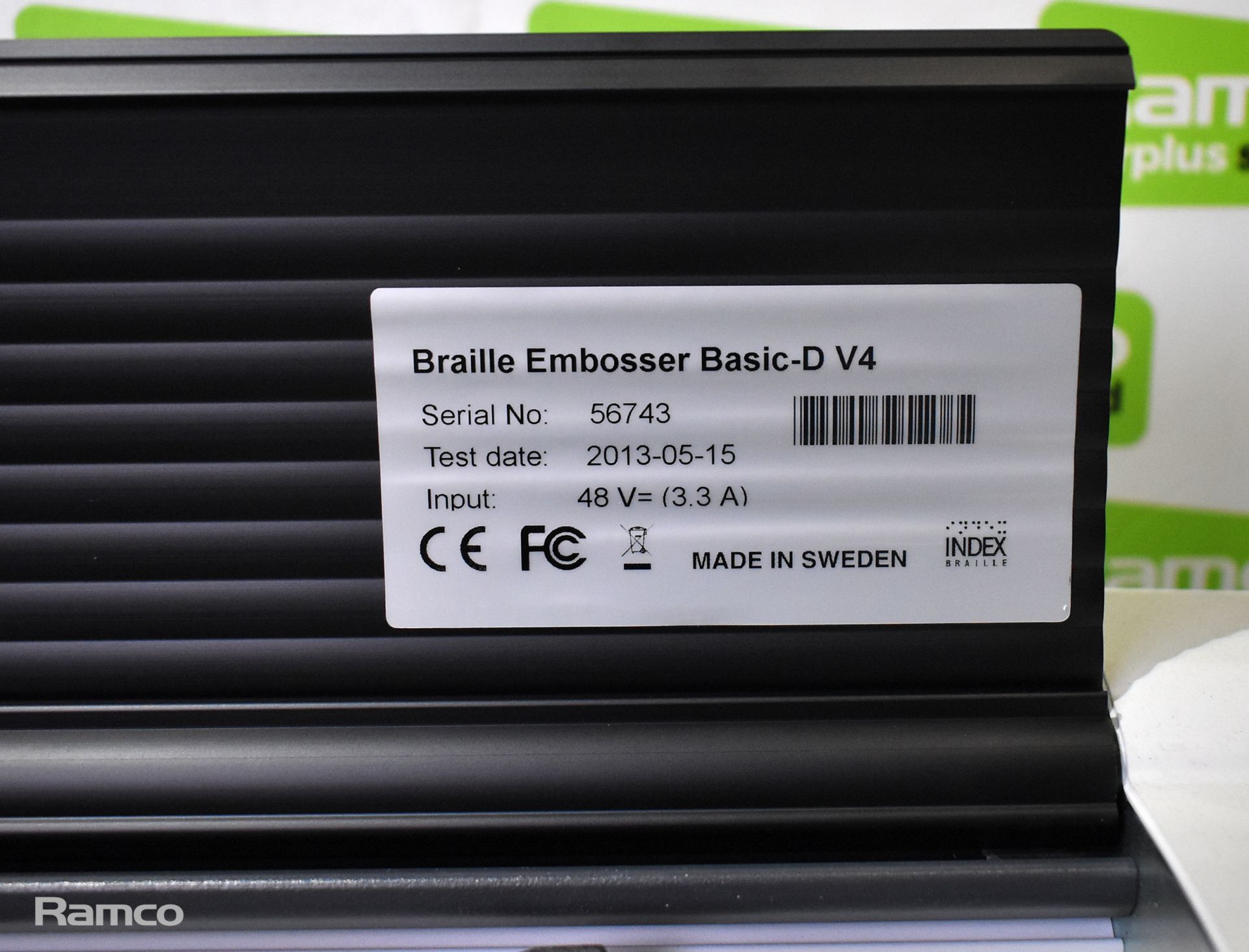 Index Braille Basic - D V4, Braille embosser with documents - Image 4 of 10