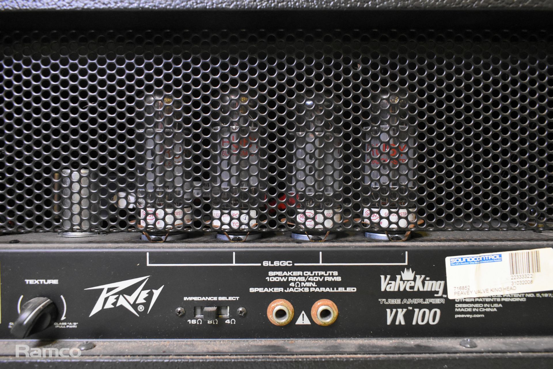 Peavey ValveKing VK100 tube amplifier - Image 2 of 7