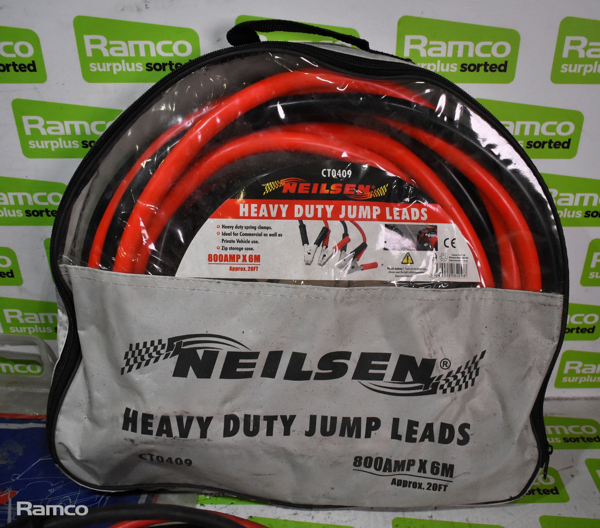 2x Heavy duty jump leads - Image 4 of 4