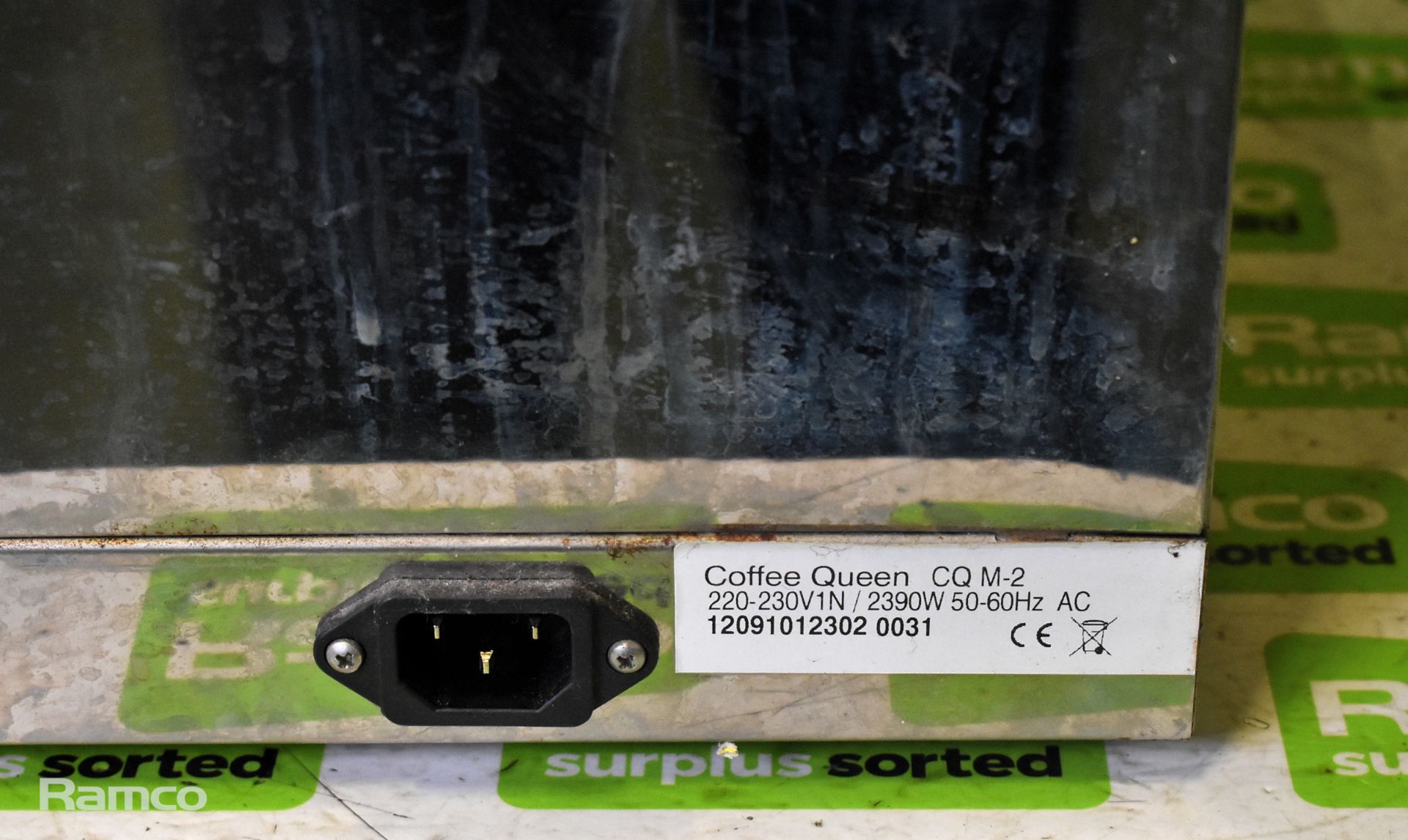 Coffee Queen CQ M-2 filter coffee machine with twin hotplate - W 205 x D 360 x H 440mm - Bild 6 aus 6