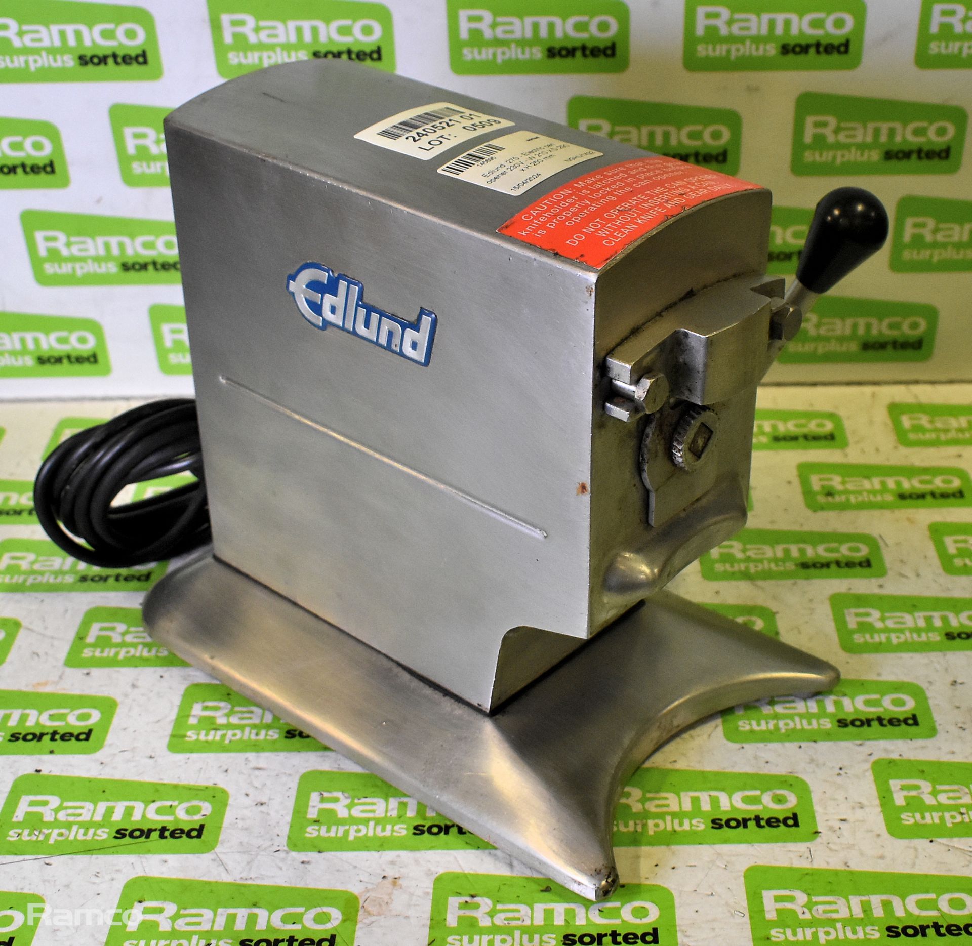 Edlund 270 Electric can opener - 230V - W 210 x D 290 x H 250mm
