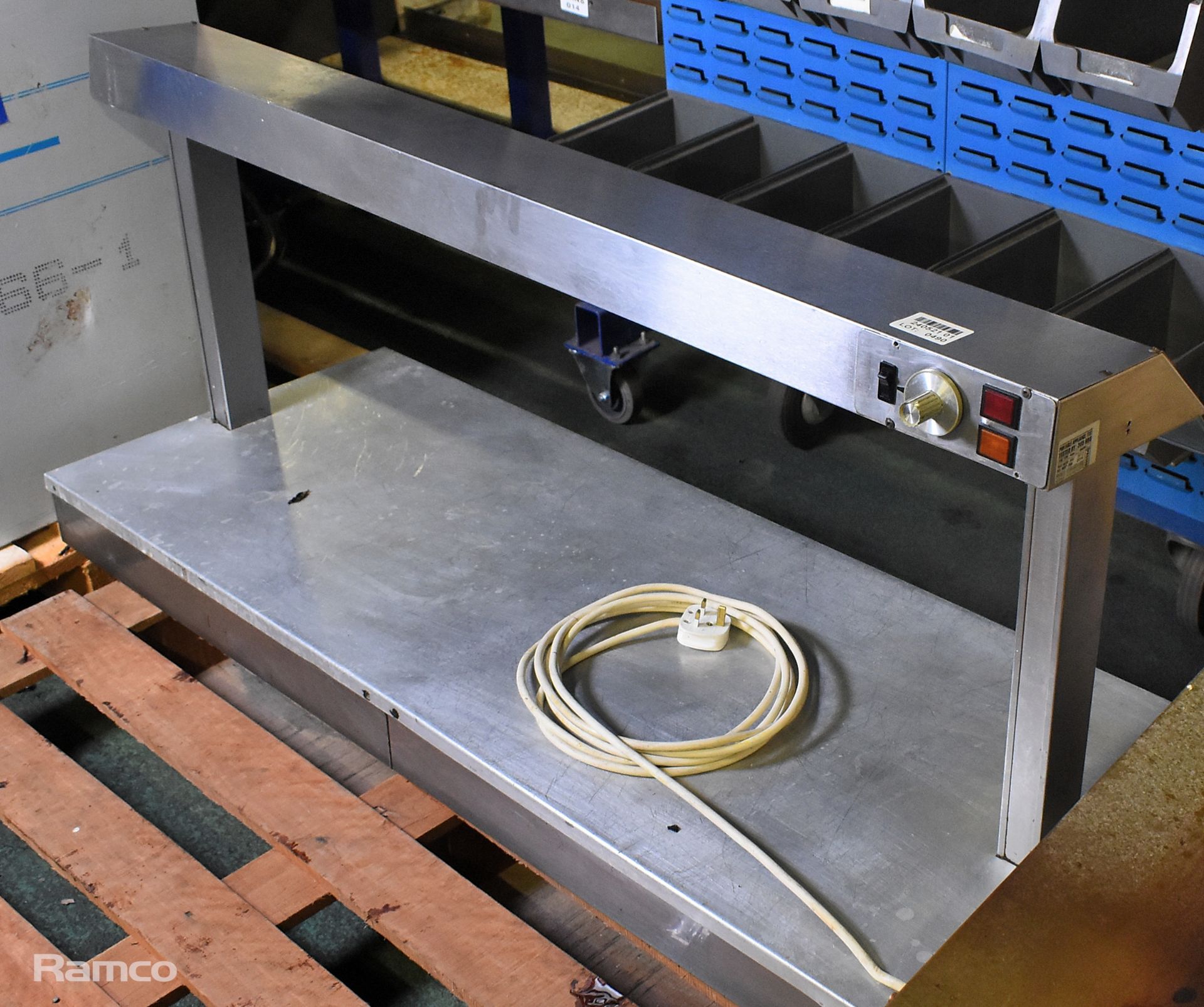 Stainless steel countertop gantry unit - L 1500 x W 500 x D 600mm - Image 2 of 4