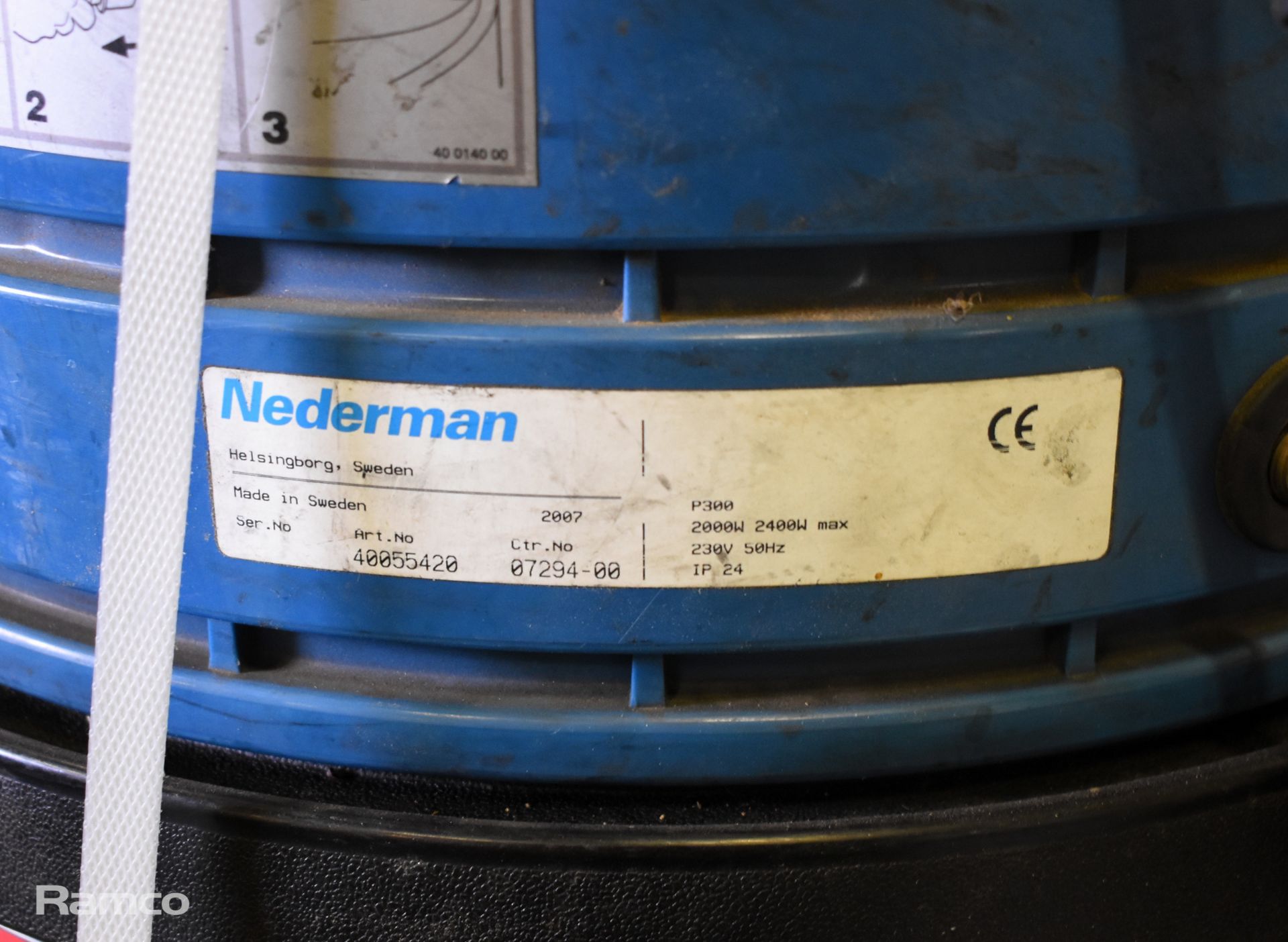 Nederman P300 portable dust extractor - Image 6 of 6