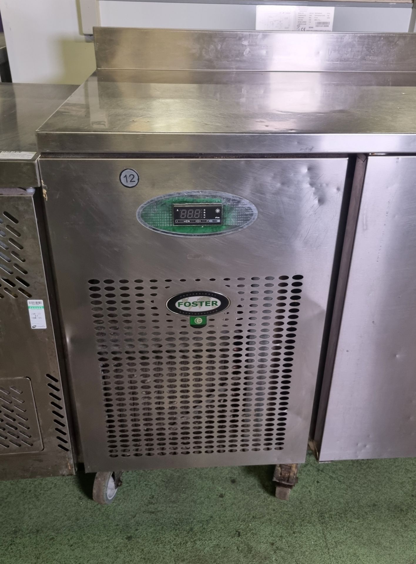 Foster EPRO1/2L stainless steel 2 door counter freezer - W 1420 x D 700 x H 990mm - Image 7 of 7