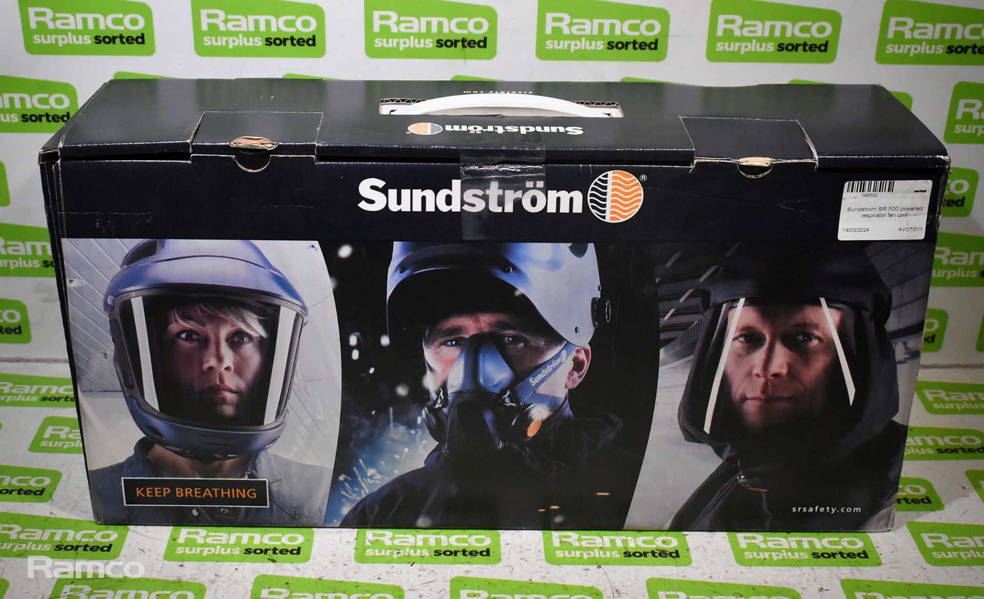 2x Sundstrom SR 500 powered respirator fan units - Bild 10 aus 11