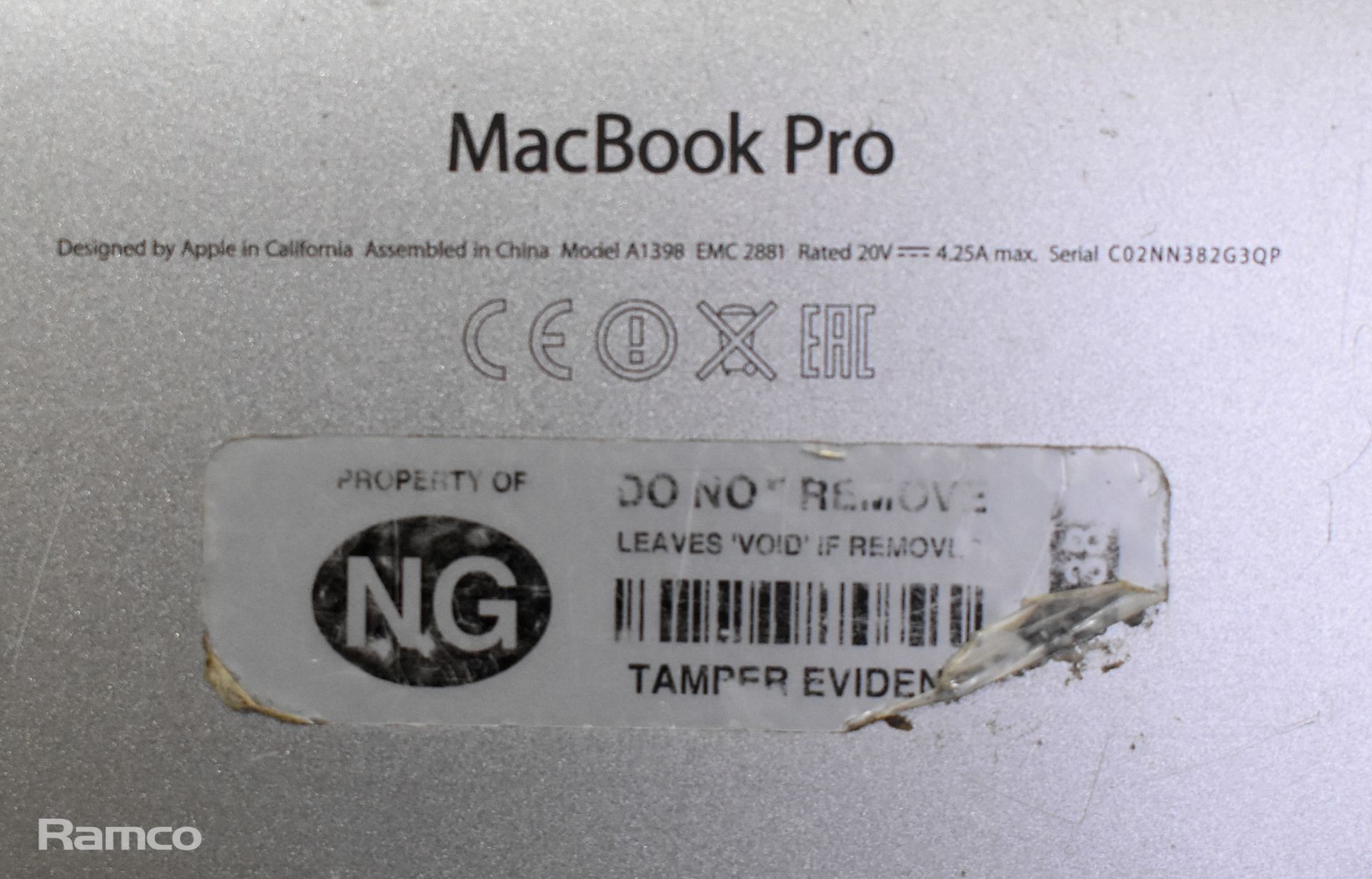 2x Apple Macbook Pros - 15 inch - 2014 & Apple Macbook Air - 11 inch - see desc - Image 7 of 10
