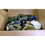 Pallet sized box of scrap textiles - weight 149kg