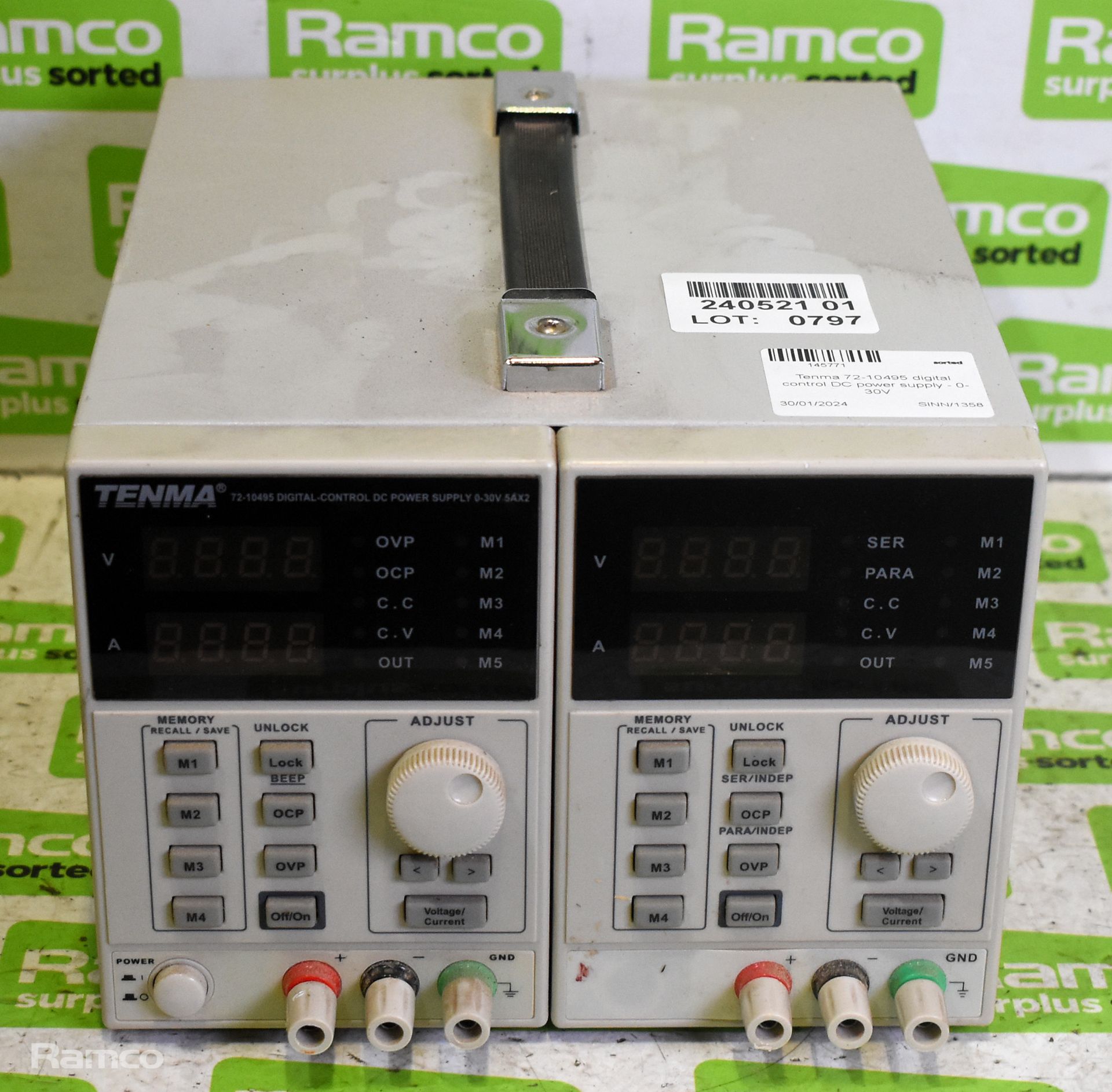 Tenma 72-10495 digital control DC power supply - 0-30V