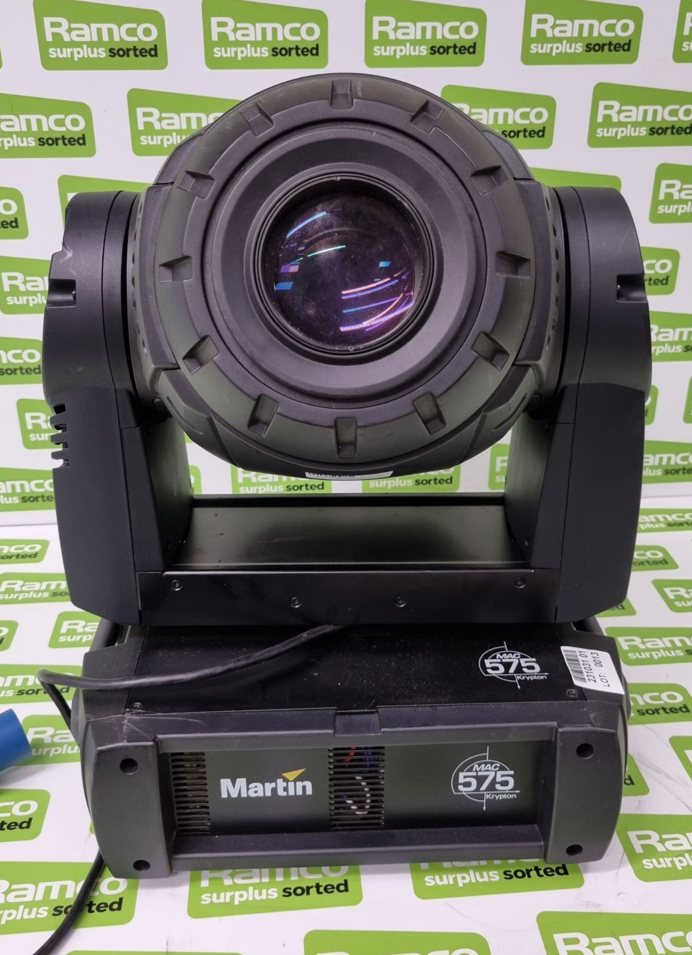 Martin Lighting MAC 575 Krypton 575 watt short-arc high-output discharge moving head spot lamp - Image 3 of 8