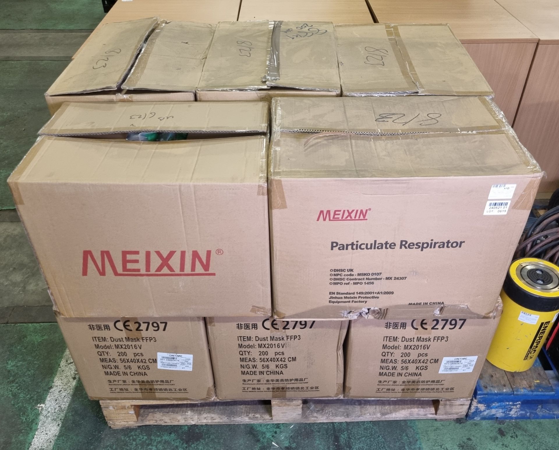 10x boxes of Meixin MX-2016V FFP3 dust mask/respirators - 200 units per box - OUT OF DATE - Image 2 of 4