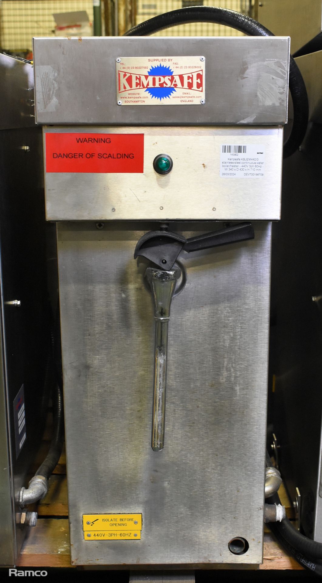 Stainless steel continuous water boiler/heaters - see description for details - Image 2 of 6