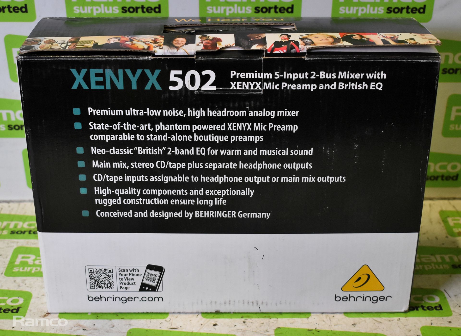 Behringer Xenyx 502 - Premium 5-Input 2-Bus mixer - Image 7 of 8
