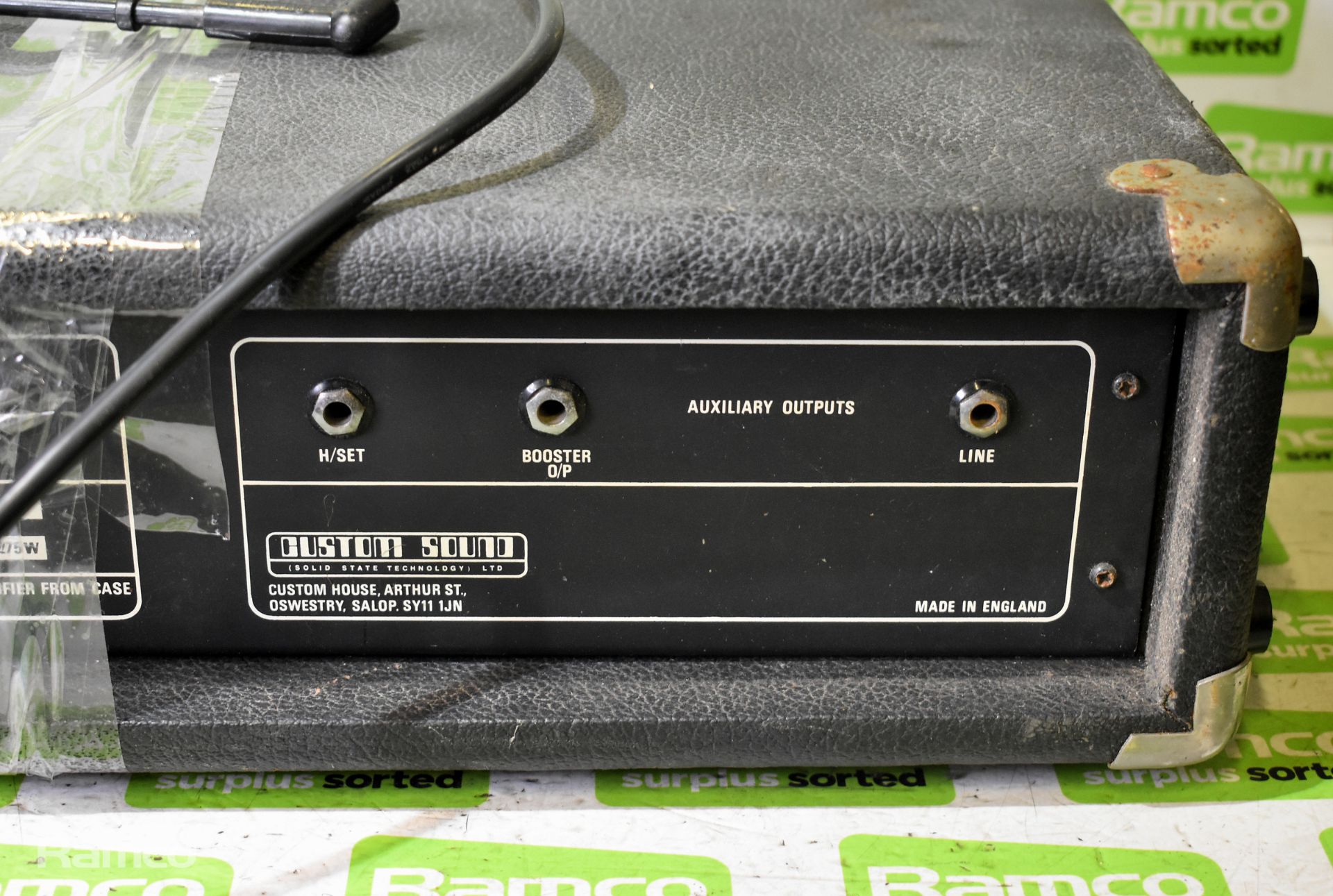 Custom Sound 700 series graphic bass amplifier - Image 6 of 6