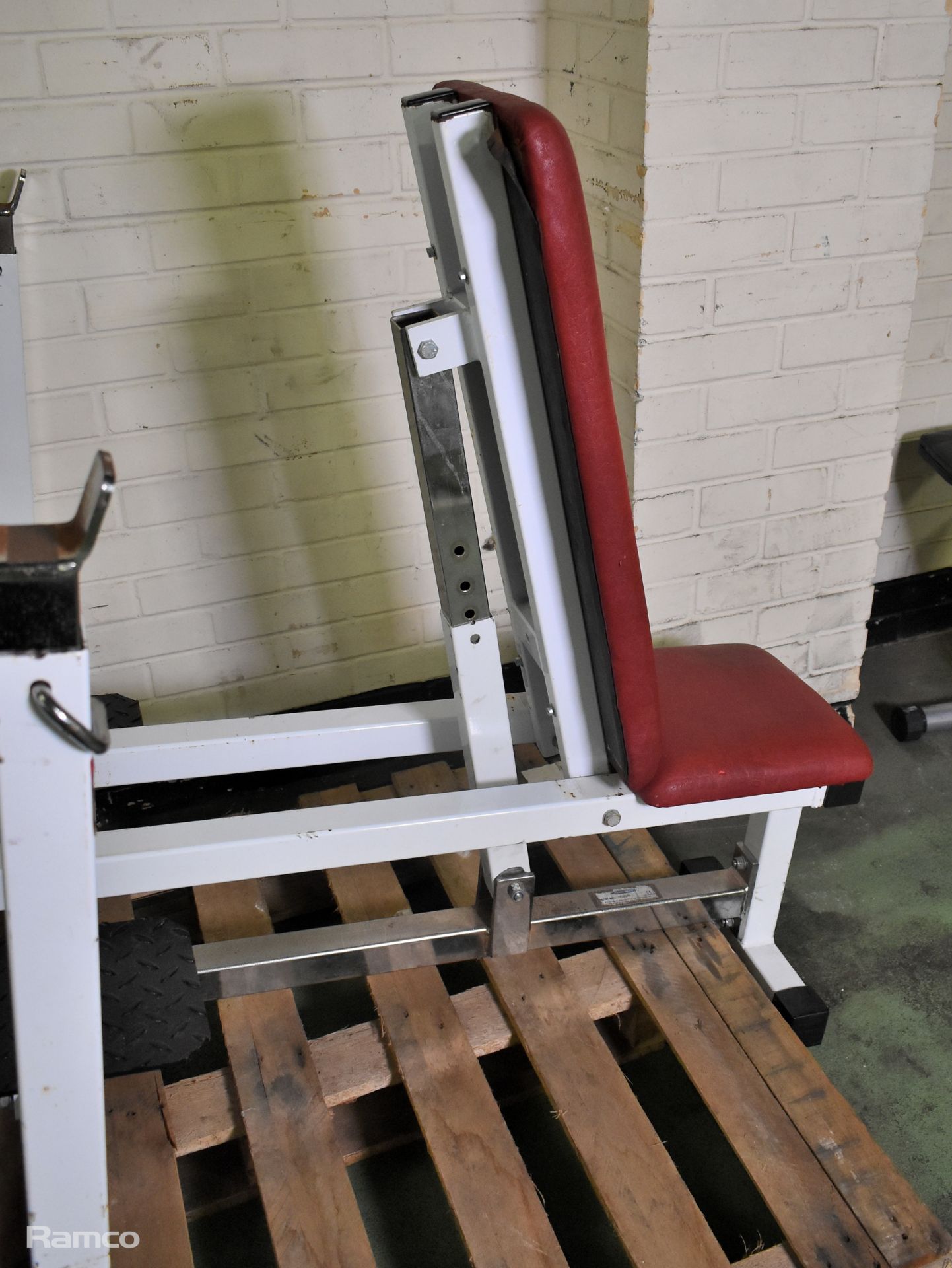 Powersport weight bench with barbell rack - W 1150 x D 1340 x H 1050mm - Image 4 of 7