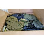 Pallet sized box of scrap textiles - weight 162.5kg