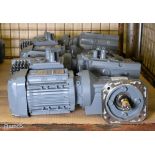 4x SEW-Eurodrive - KF19 DRN71M4/MM05/MO/AZZK electric gear motors - 2900/85rpm, 0.55kW, 380-500V