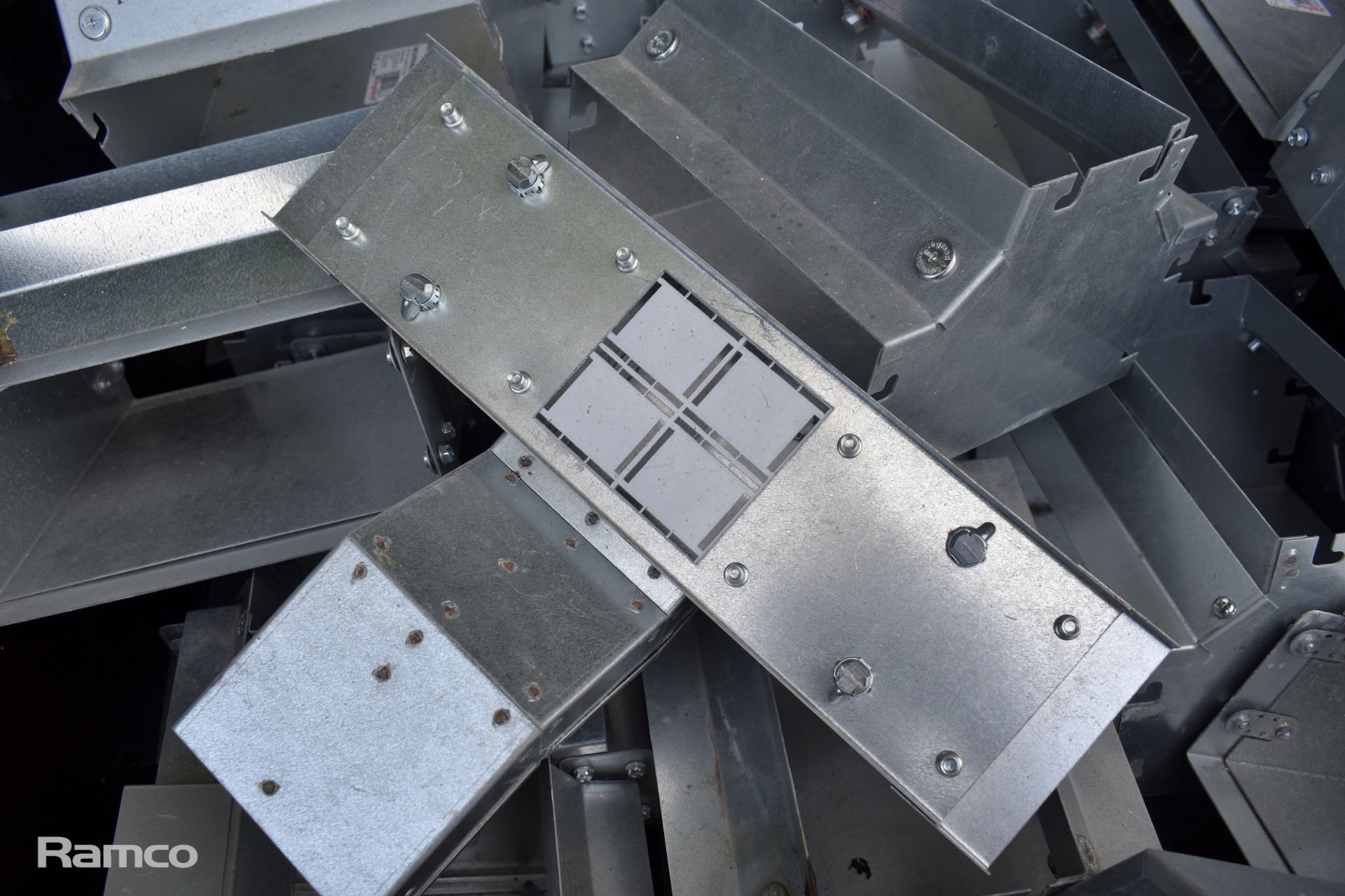 Legrand galvanised metal cable trays - approx 170kg (Plastic tote not included) - Image 7 of 7