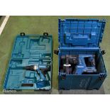 Makita 8434D 14.4V portable electric drill in plastic carry care - SPARES OR REPAIRS - NO BATTERY