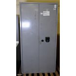 Heavy duty double door security cabinet with keypad lock - W 910 x D 540 x H 1830mm