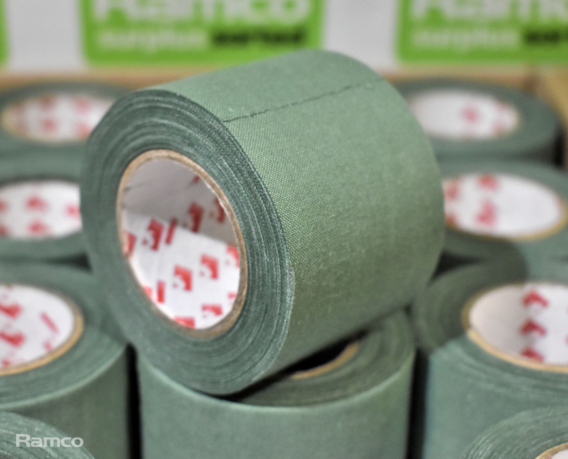 96x rolls of Scapa tape - 50mm x 10m - olive green - Image 2 of 3