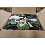Pallet sized box of scrap textiles - weight 147.5kg