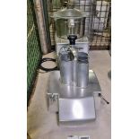 Robot Coupe R 502 food processing machine with bowl and cutting attachment