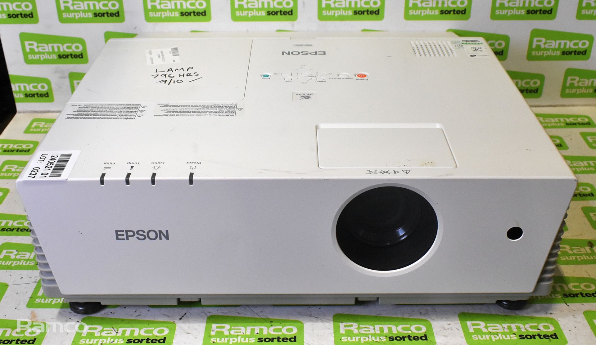 3x Epson EMP-6100 LCD projectors - Image 5 of 12